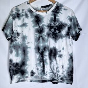 Lululemon Women’s‎ L oversized tie dye breathable workout Top Mid Cropped